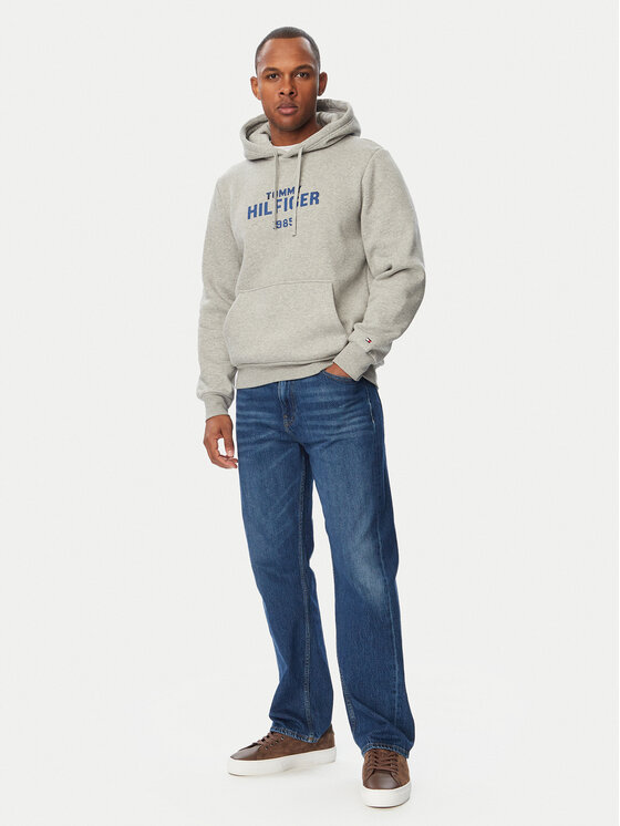 Tommy Hilfiger Tommy Hilfiger Sweatshirt MW0MW44937 Grau Regular Fit