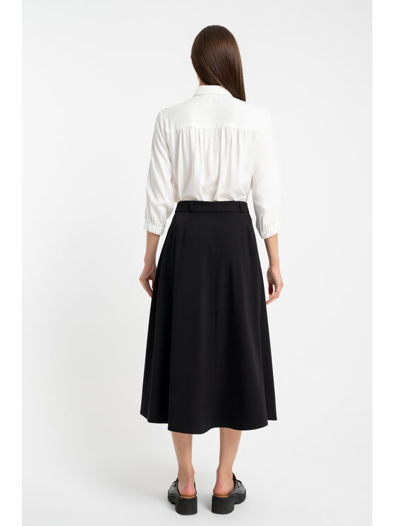 CLICK CLICK Sukně 50-729 Černá Relaxed Fit