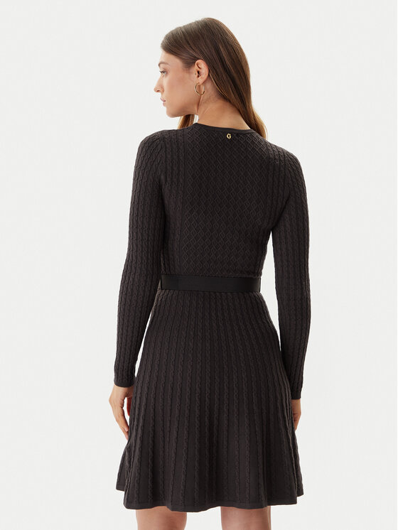 Guess Guess Strickkleid W5BK68 Z2YJ2 Braun Slim Fit