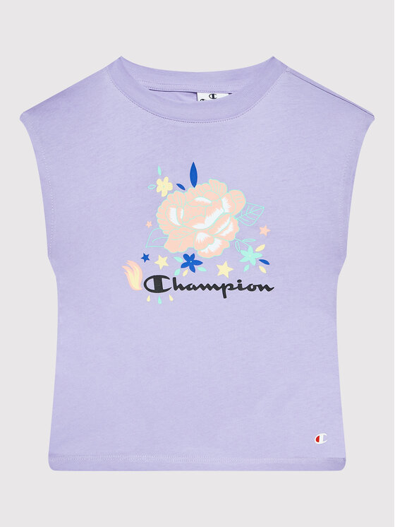 Champion Champion Set majica, sportske kratke hlače 404397 Ljubičasta Custome Fit