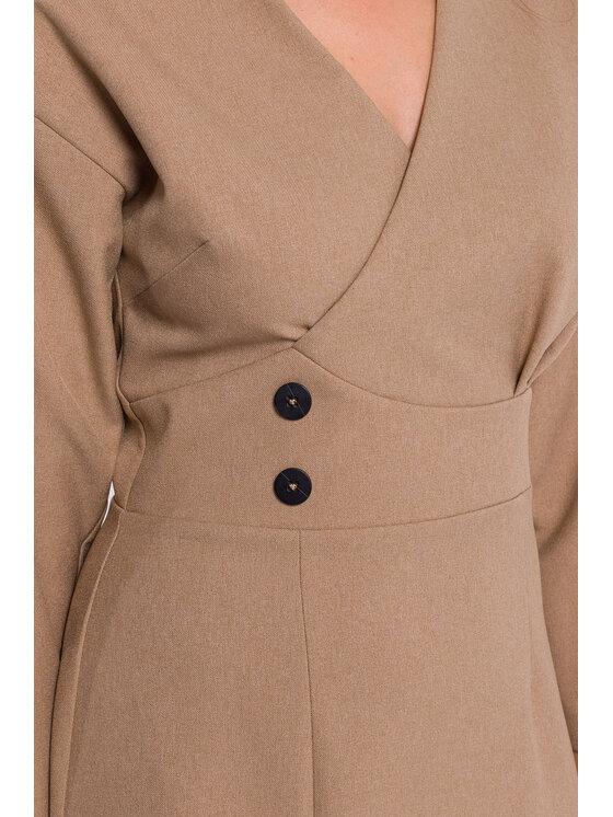 Stylove Stylove Večerní šaty S374 Béžová Ladies Fit