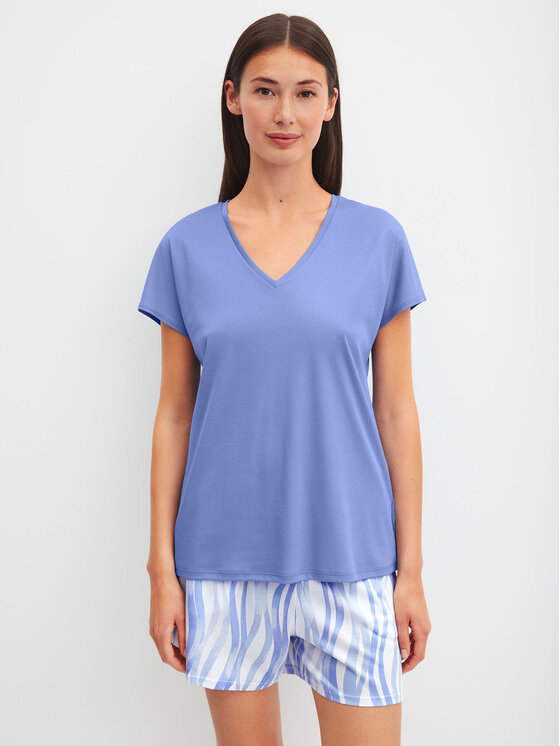 Calida Calida Szorty piżamowe 26424 Biały Regular Fit