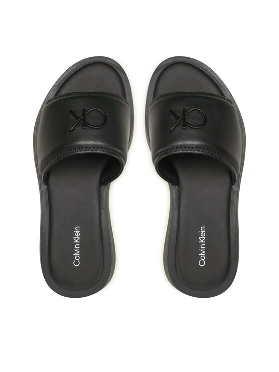 Calvin Klein Calvin Klein Чехли Dress Flatform W/Hw HW0HW01487 Черен