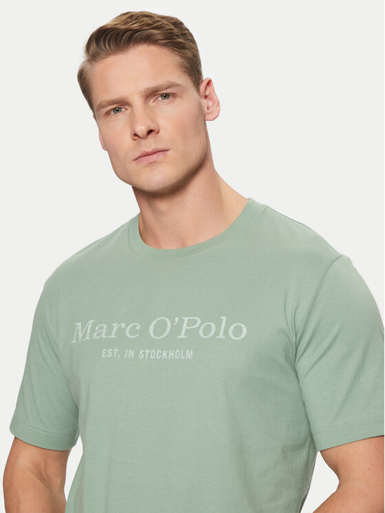 Marc O'Polo Marc O'Polo Tričko 520 2012 51052 Zelená Regular Fit