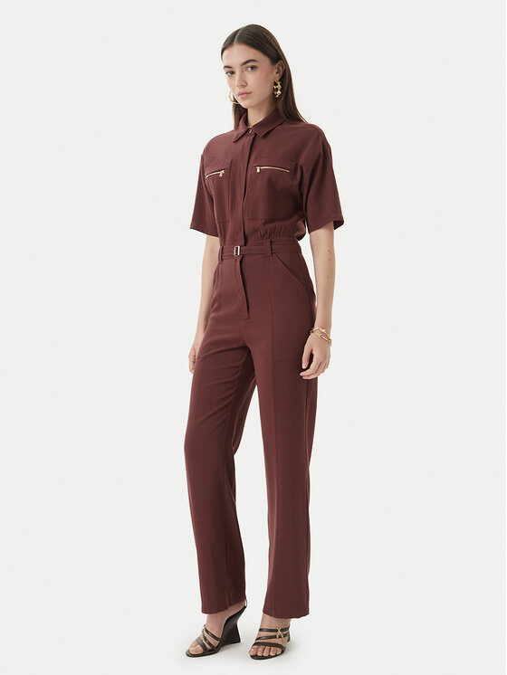 Patrizia Pepe Patrizia Pepe Kombinezon 2T0099/A573-B887 Temno rjava Regular Fit