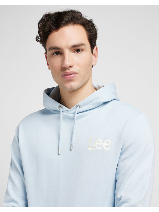 Lee Lee Bluza CORE HOODIE Niebieski Regular Fit
