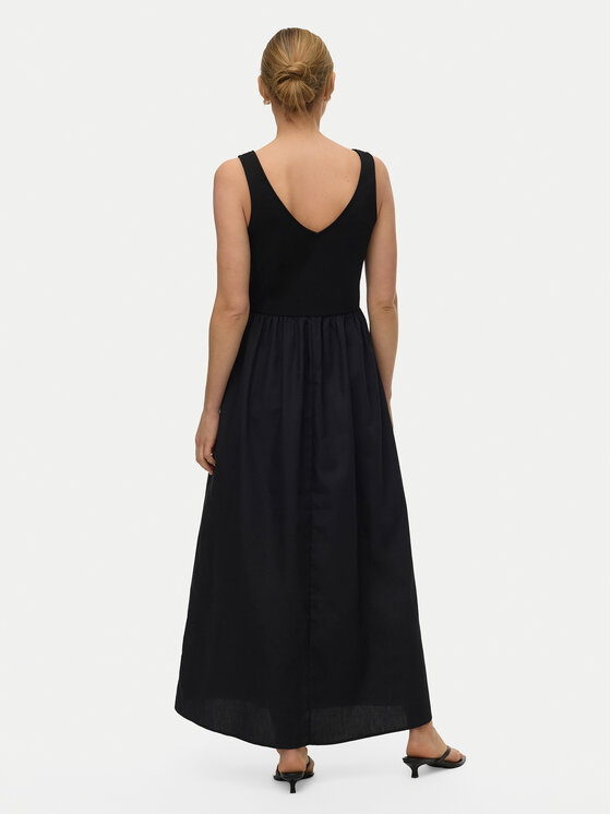 Vero Moda Vero Moda Φόρεμα καλοκαιρινό Vally 10345917 Μαύρο Loose Fit