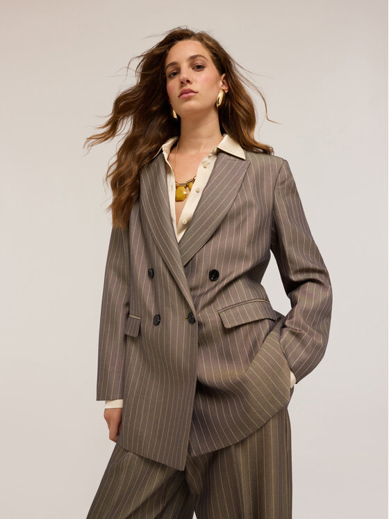 Motivi Motivi Giacca da abito Q740Q000963N0Z5 Grigio Baggy Fit