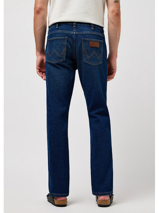 Wrangler Wrangler Jeansy GREENSBORO Granatowy Straight Leg