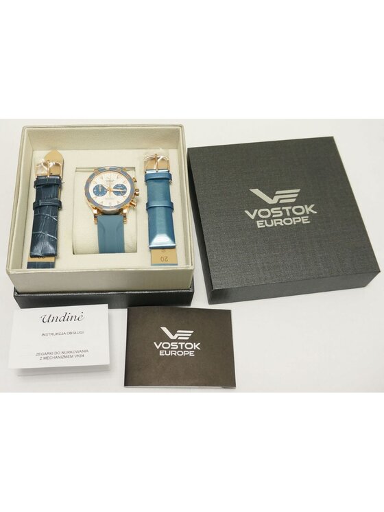 Vostok Europe Vostok Europe Zegarek VK64-515B527 Niebieski