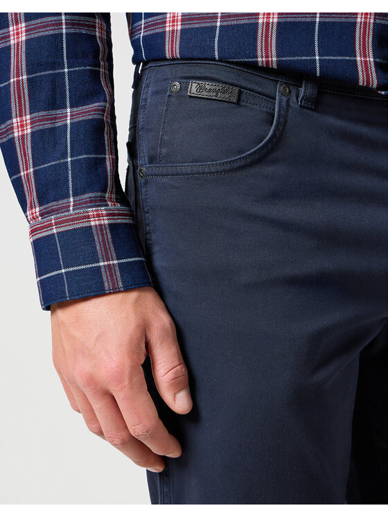 Wrangler Wrangler Chinosy TEXAS Niebieski Regular Fit