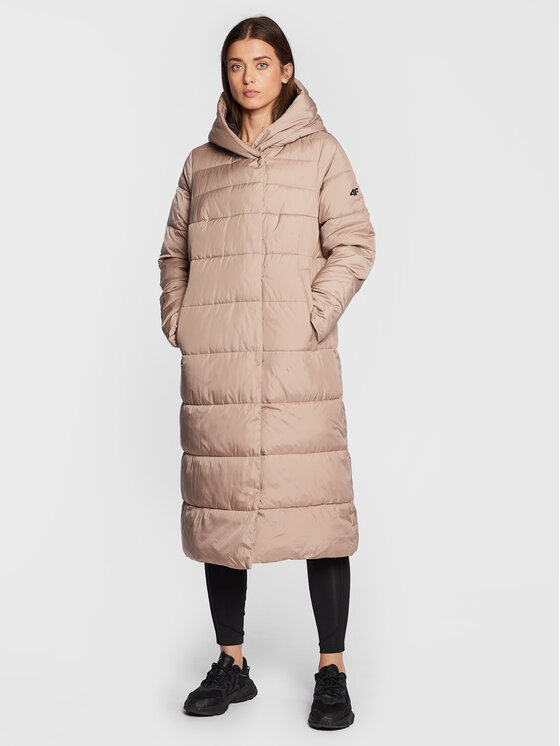 4F 4F Μπουφάν μεταβατικό H4Z22-KUDP018 Μπεζ Regular Fit