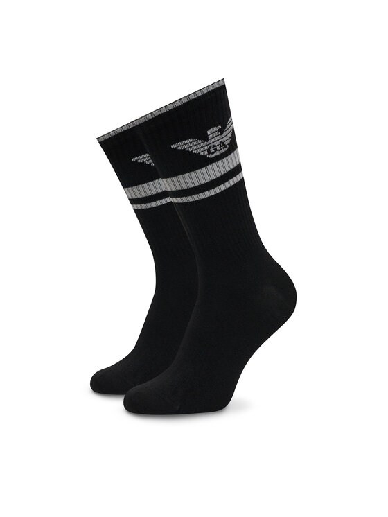 Emporio Armani Underwear Emporio Armani Underwear Σετ ψηλές κάλτσες ανδρικές 3 τεμαχίων 303133 4F301 00120 Μαύρο