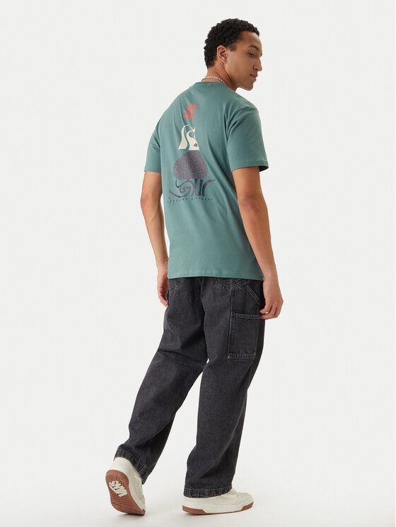 Billabong Billabong T-shirt Totem EBYZT00388 Verde Regular Fit