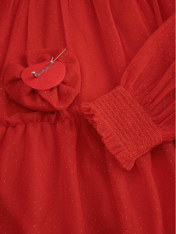 Coccodrillo Coccodrillo Elegantes Kleid ZC4128102EJG Rot Regular Fit