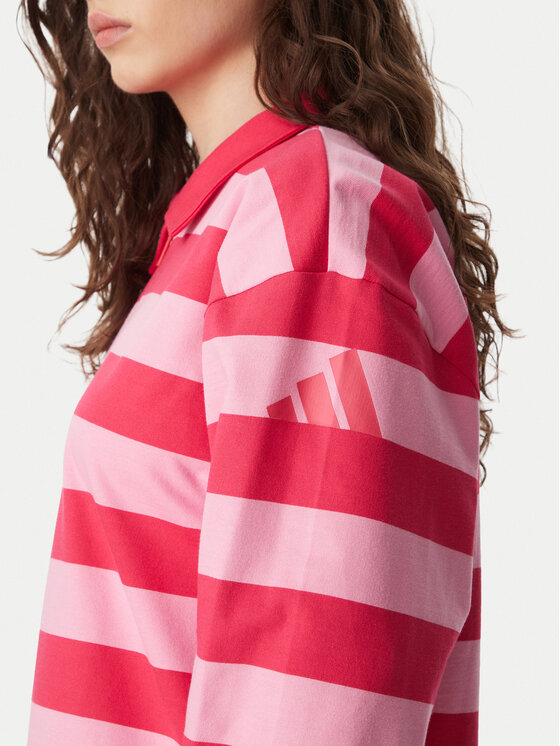 adidas adidas Sweatshirt Essentials Contemporary French Terry Longsleeve Polo KR3548 Rosa Regular Fit