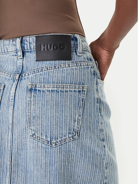 HUGO HUGO Джинсова спідниця Gatje_4 50568239 Блакитний Regular Fit