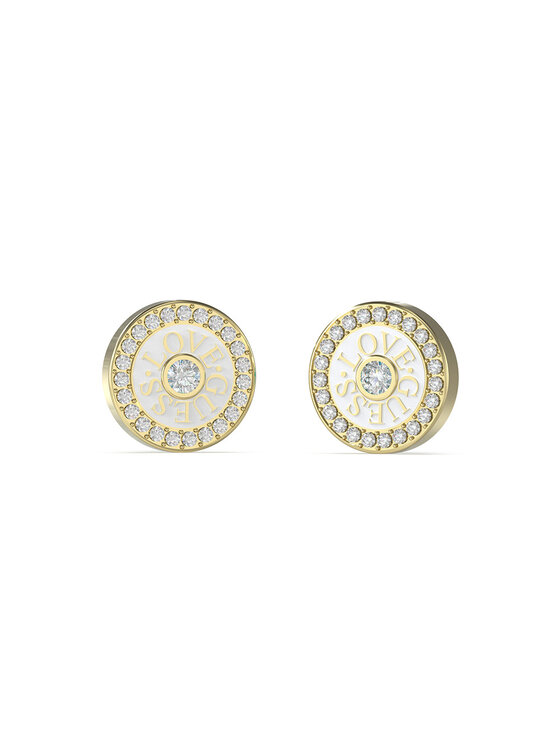 Kolczyki Guess, Złote, JUBE04081JWYGWHT/U