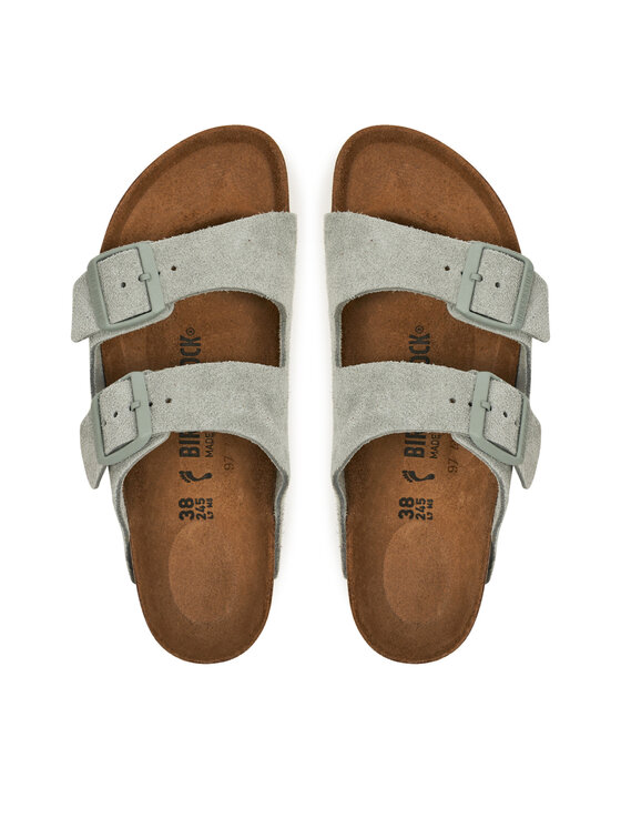 Birkenstock Birkenstock Natikače Arizona zamsz 1029215 Zelena