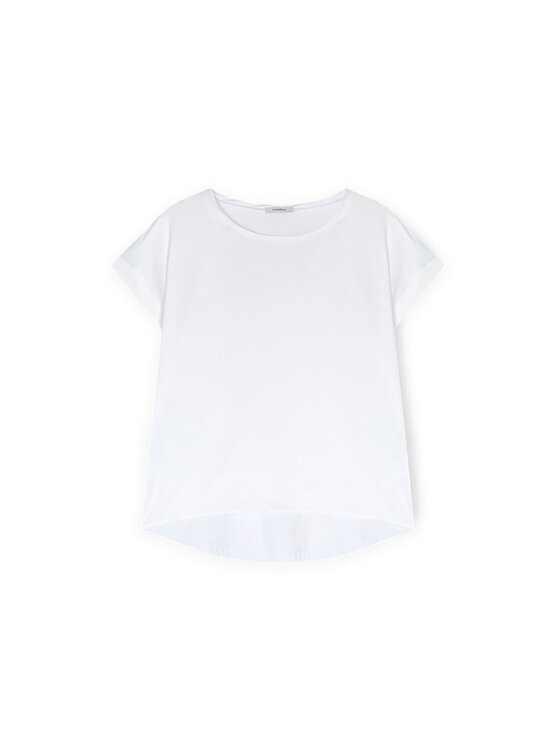 Motivi Motivi T-shirt G063W703439N011 Bianco Regular Fit