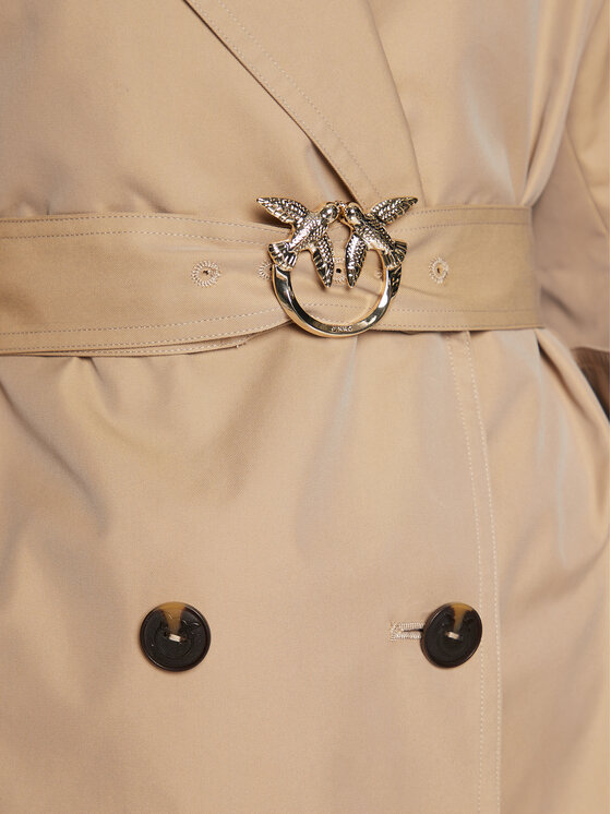 PINKO Pinko Tenchcoat 100234 A0IQ Beige Regular Fit