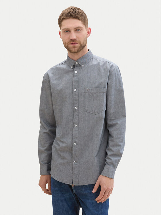 Tom Tailor Košeľa 1042640 Sivá Regular Fit