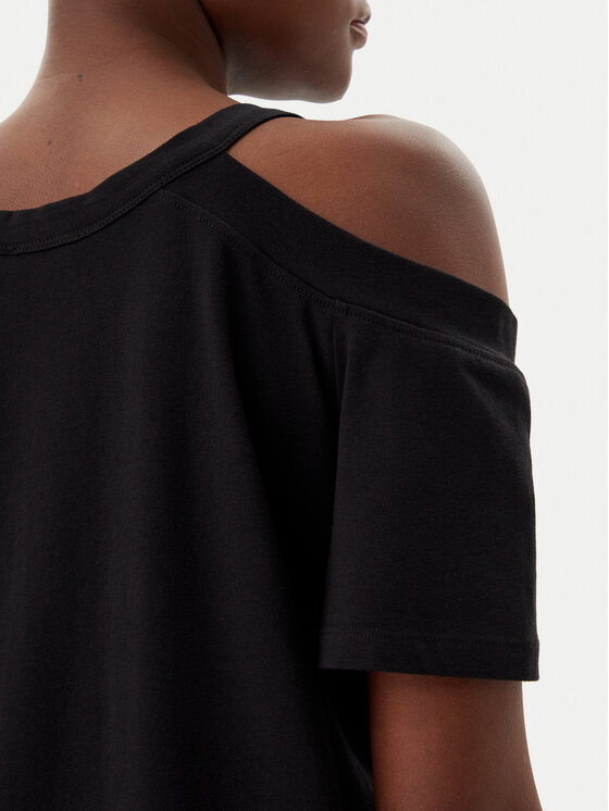 Liu Jo Sport Liu Jo Sport T-särk TA5271 JS003 Must Regular Fit