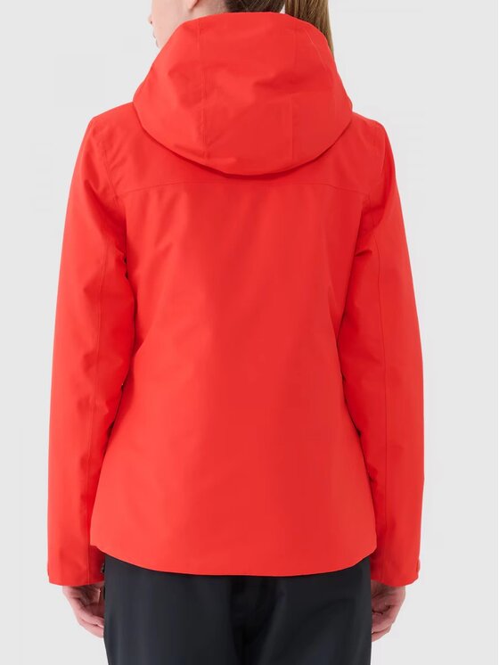 4F 4F Lyžiarska bunda 4FWAW24TTJAF0780-62S Červená Regular Fit