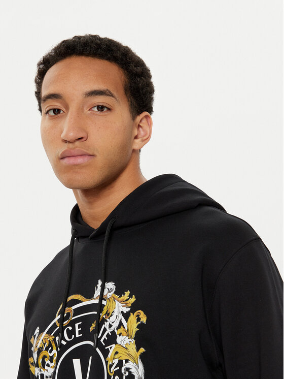 Versace Jeans Couture Versace Jeans Couture Sweatshirt 78GAIC01 Schwarz Regular Fit