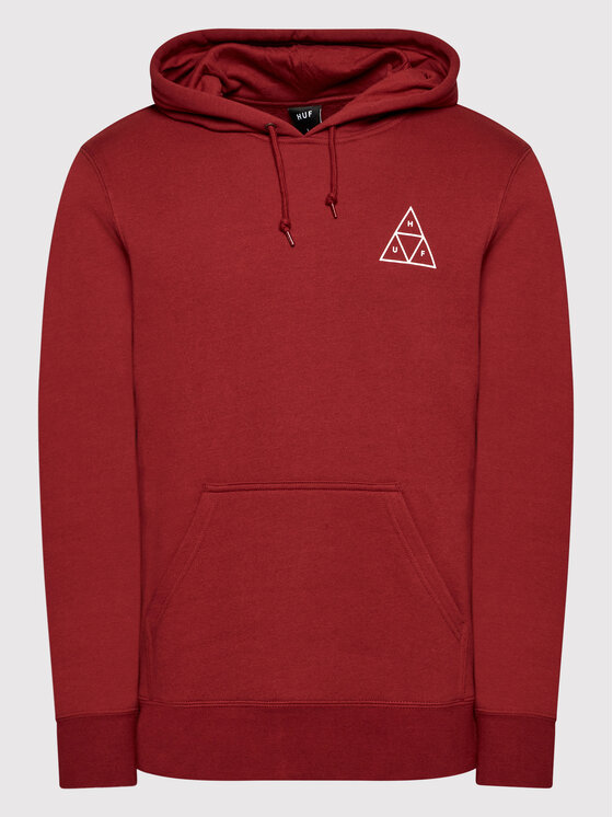 HUF HUF Majica dugih rukava Essentials Tt PF00100 Crvena Regular Fit