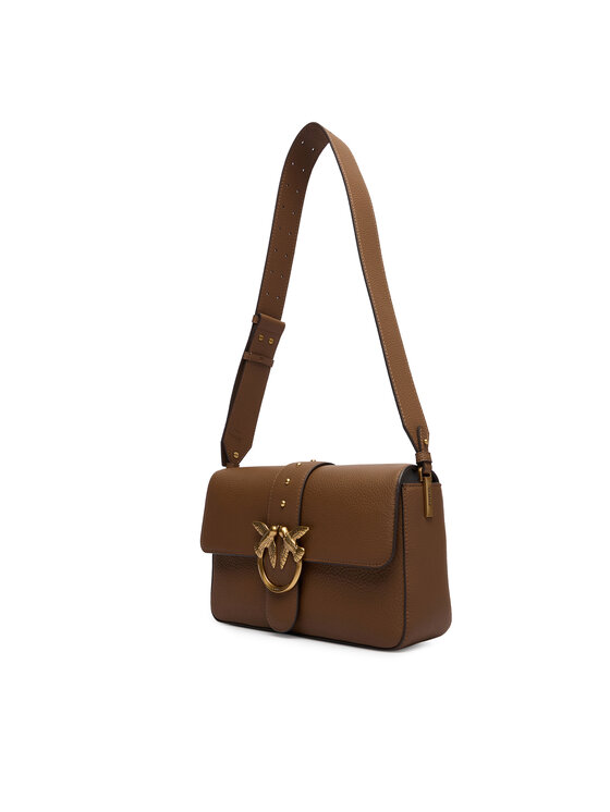 PINKO PINKO Τσάντα Love One Classic Slouchy Fl PLTT 104524 A2OX Καφέ