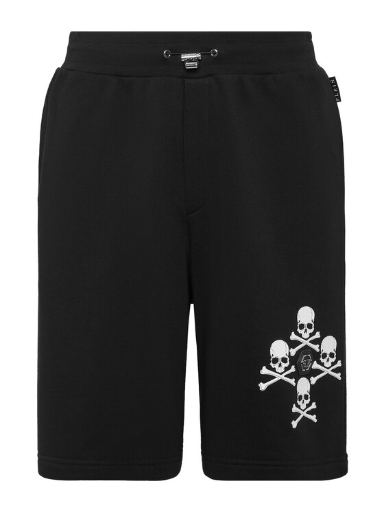 PHILIPP PLEIN PHILIPP PLEIN Šortky 20405 Černá Jogger Fit