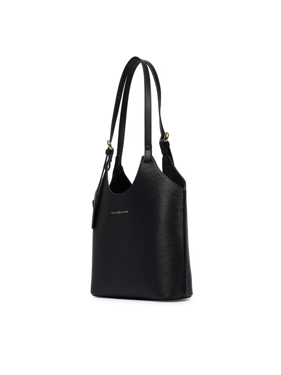 Tommy Hilfiger Tommy Hilfiger Táska Th Modern Mini Tote AW0AW18617 Fekete