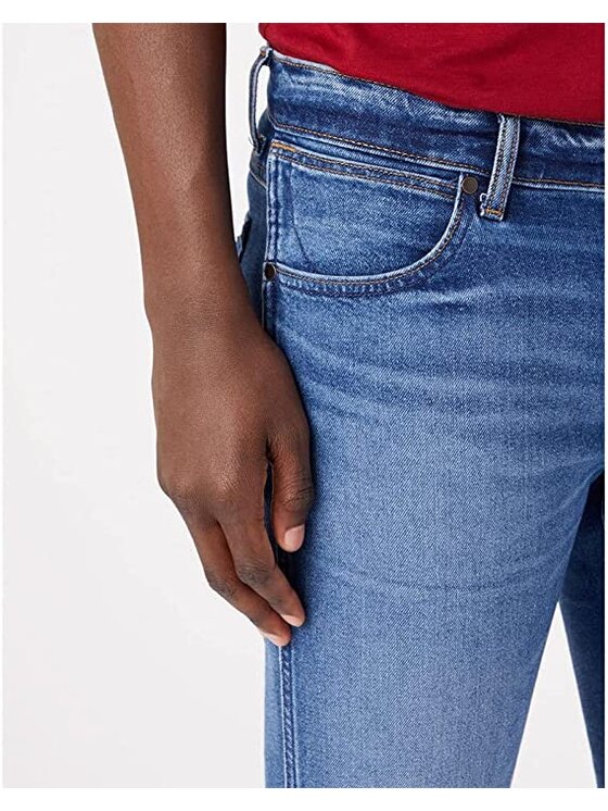 Wrangler Wrangler Jeansy LARSTON Niebieski Slim Fit