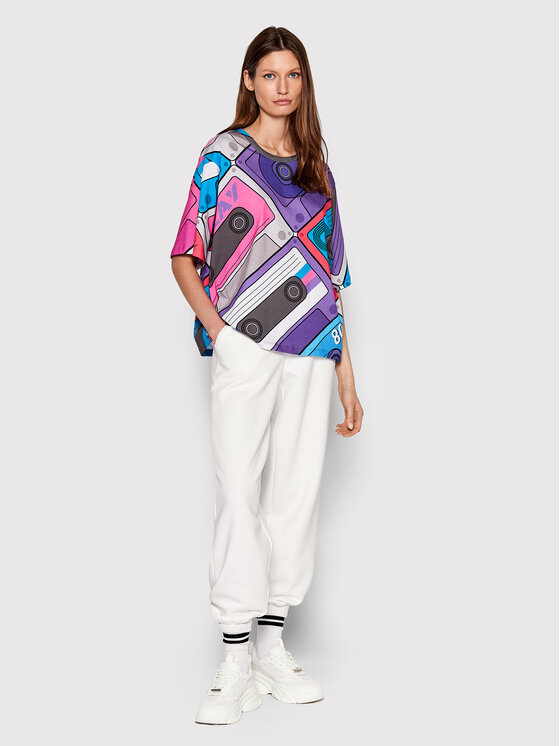 Ice Play Ice Play Tricou 22I U2M0 F102 6324 S741 Colorat Relaxed Fit