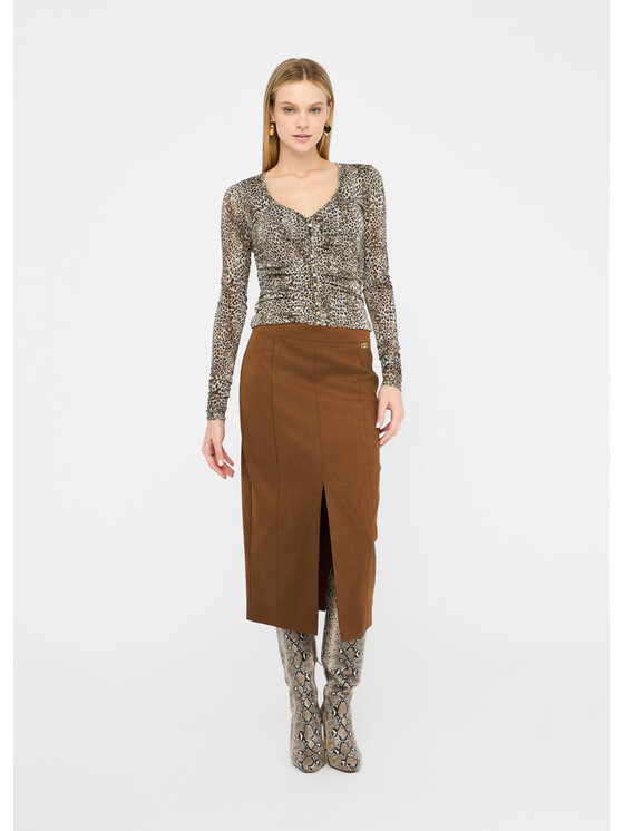 Liu Jo Liu Jo Minigonna MF5186E1090X0506 Marrone Regular Fit