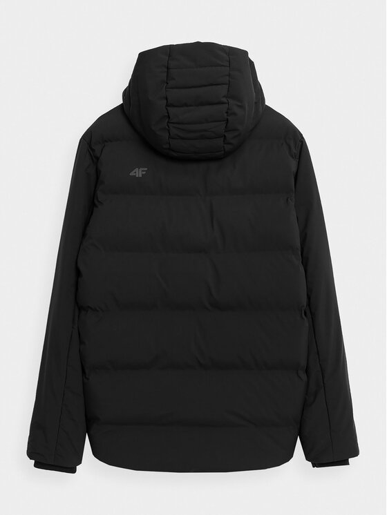 4F 4F Зимова куртка 4FAW23TDJAM249 Чорний Regular Fit