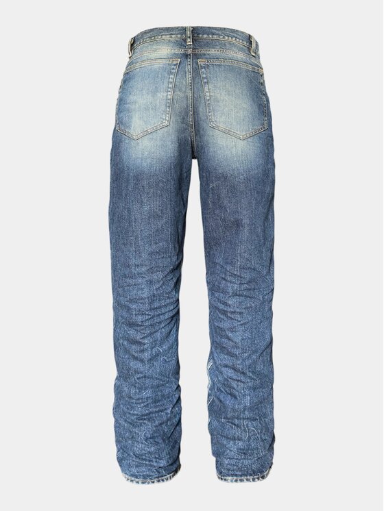 MADE BY SOCIETY MADE BY SOCIETY Spodnie materiałowe Jeans VECTOR SEAM - P27207 Niebieski Basic Fit
