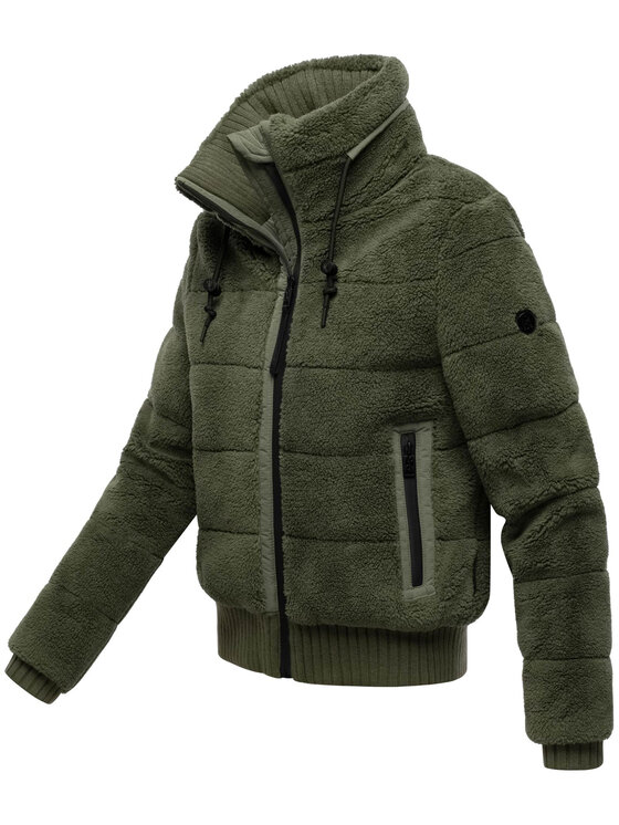 Navahoo Navahoo Kurtka zimowa Schneepuder Zielony Regular Fit