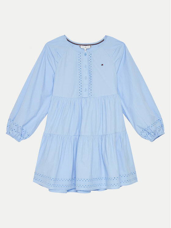 Tommy Hilfiger Každodenné šaty KG0KG08022 Modrá Regular Fit