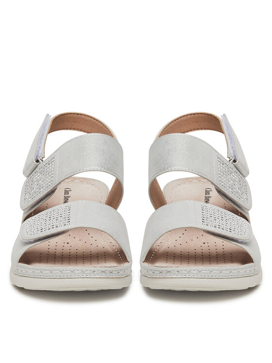 Clara Barson Clara Barson Sandalen WS040801-01 Silberfarben