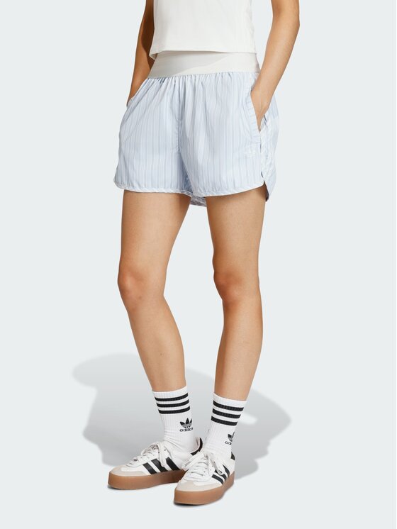 adidas adidas Szorty materiałowe 159245 Błękitny Loose Fit