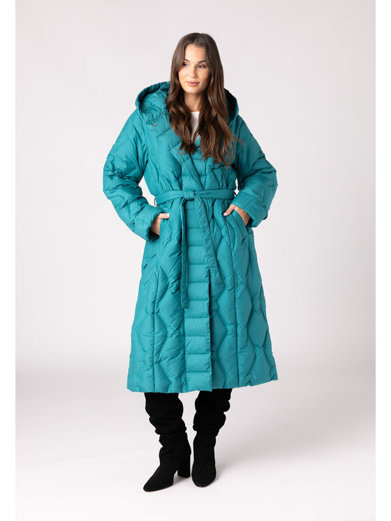 QUIOSQUE QUIOSQUE Zimné bundy QUIOSQUE 9VD003903 Zelená Regular Fit