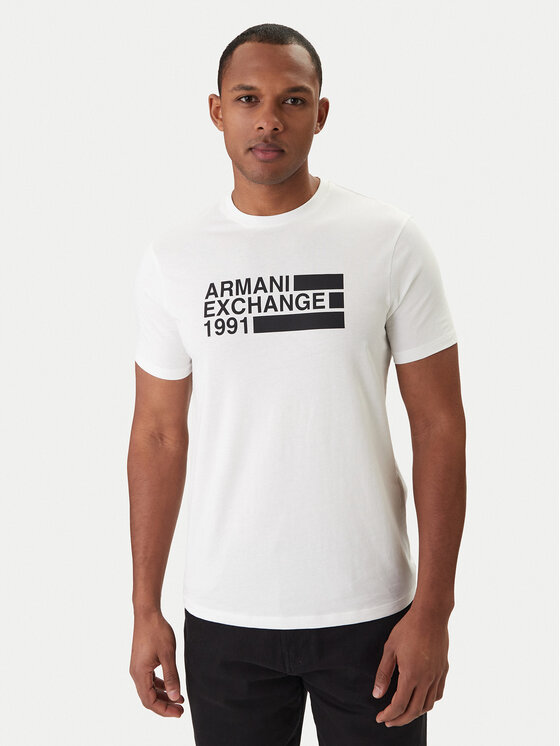 Armani Exchange Armani Exchange Majica XM002788 AF10356 U0009 Bela Regular Fit
