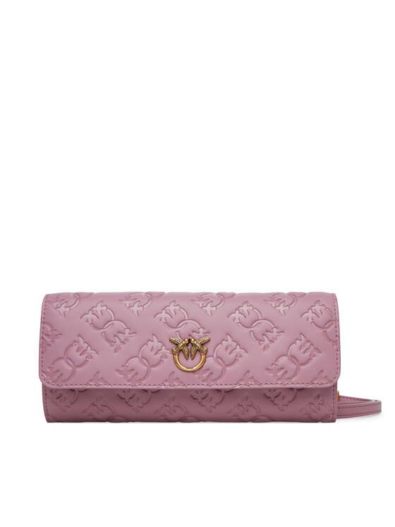 Portofel Mare de Damă PINKO Love Tiny Birds Wallet C 103765 A1YB Violet