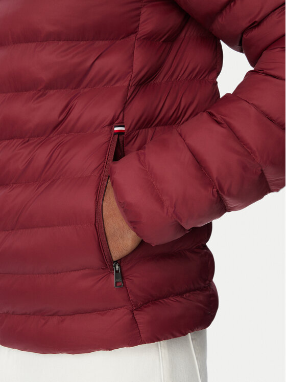 Tommy Hilfiger Tommy Hilfiger Übergangsjacke MW0MW43464 Dunkelrot Regular Fit