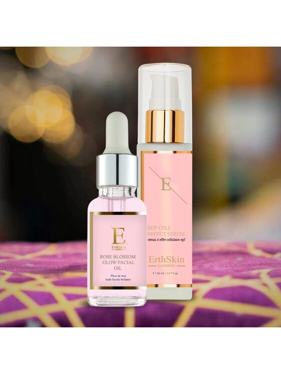 Erthskin London Erthskin London EGF CELL EFFECT + Rozświetlający olejek do twarzy z kwiatu róży Serum