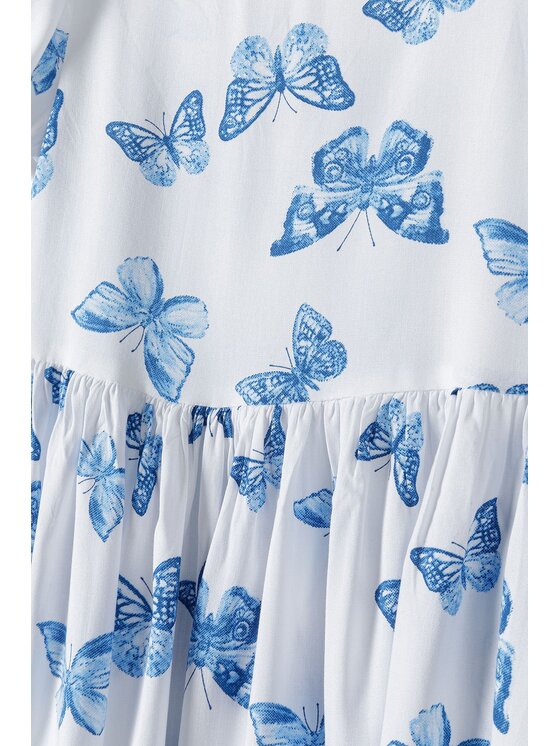 minoti minoti Sukienka letnia 14dress 40 Biały Regular Fit