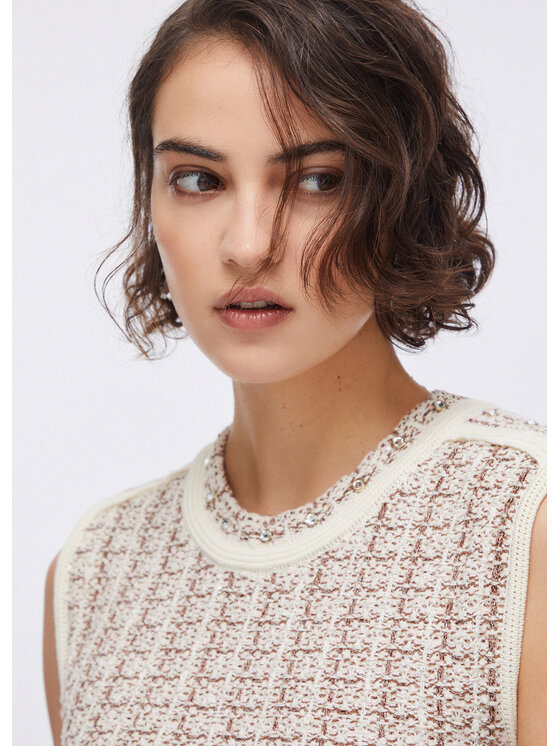 Liu Jo Liu Jo Abito da sera WA6085MA90RP9419 Beige Regular Fit