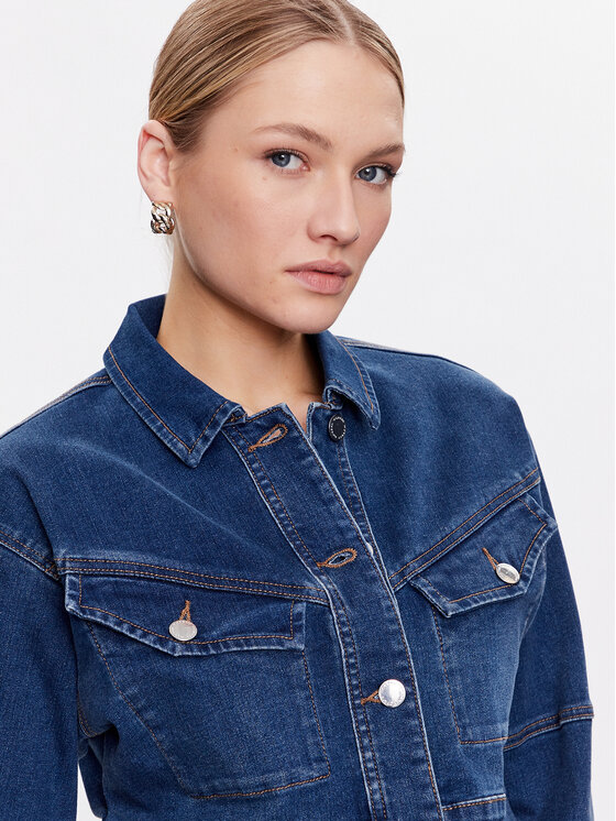 Morgan Morgan Jeans jakna 231-VEIKO Modra Regular Fit
